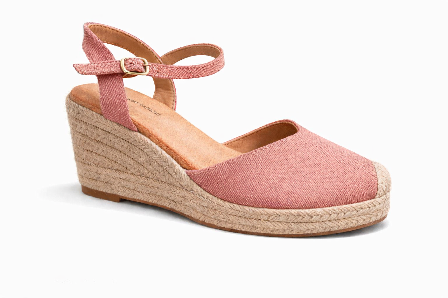 Alpargata de cuña tipo espadrille