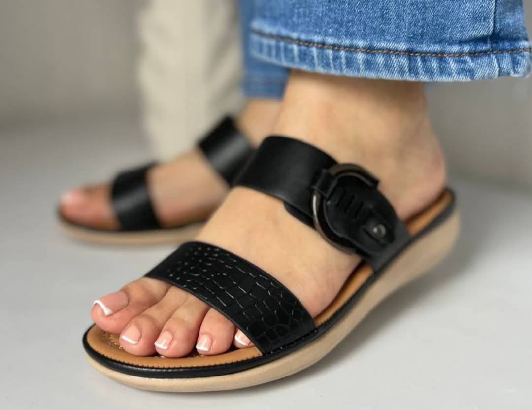 Sandalia flat confort