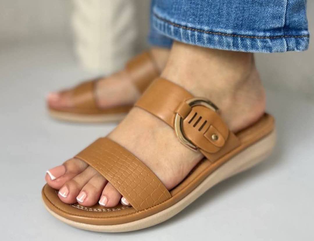 Sandalia flat confort