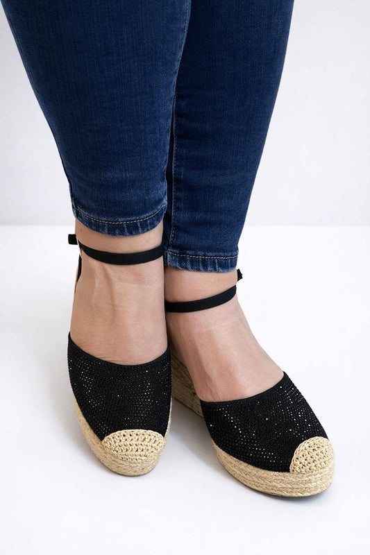 Alpargata con brillantes