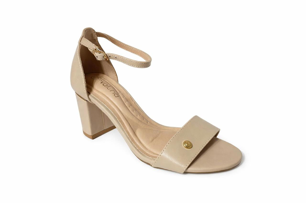 Sandalia de tacon con pulsera