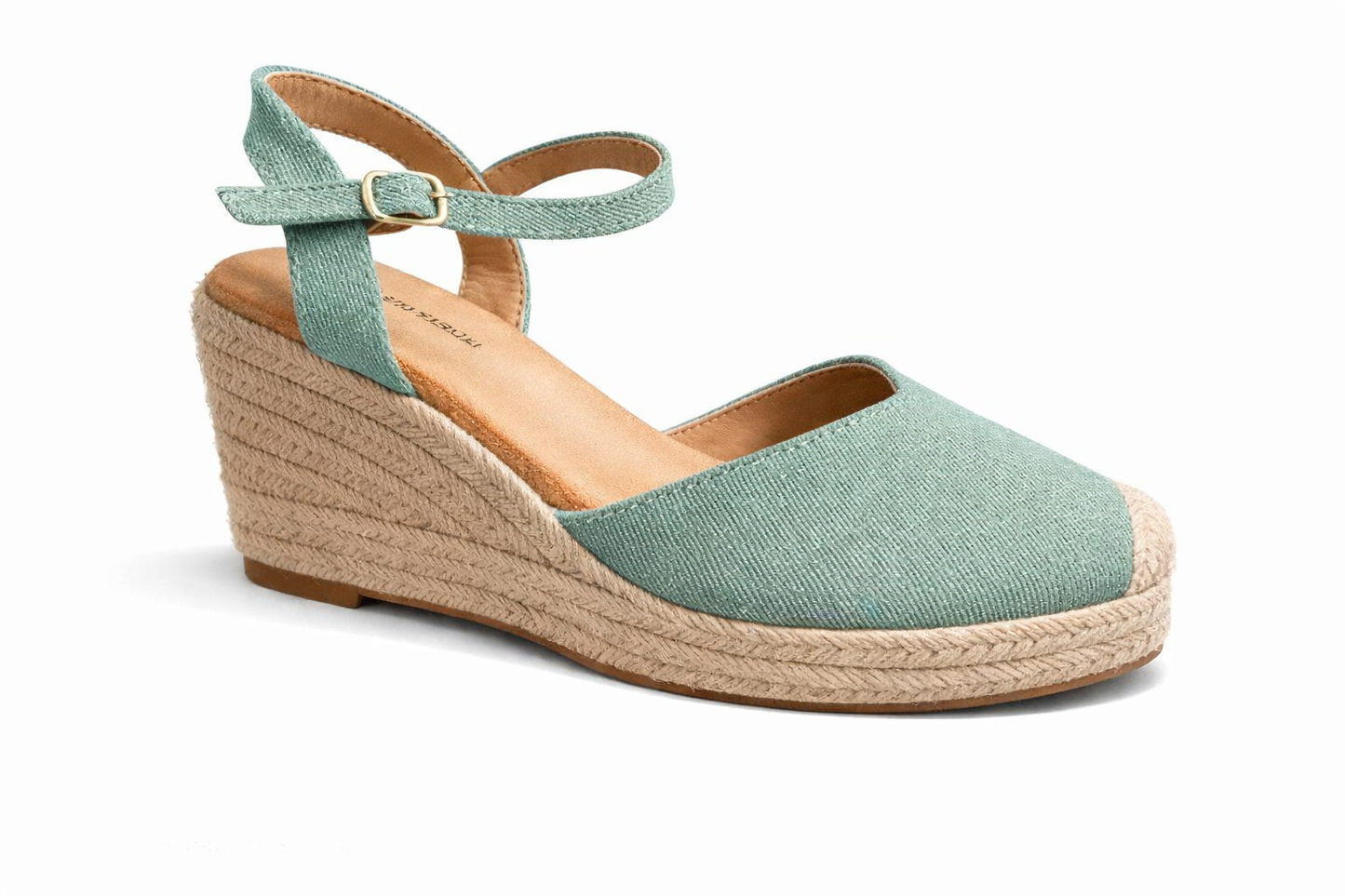 Alpargata de cuña tipo espadrille